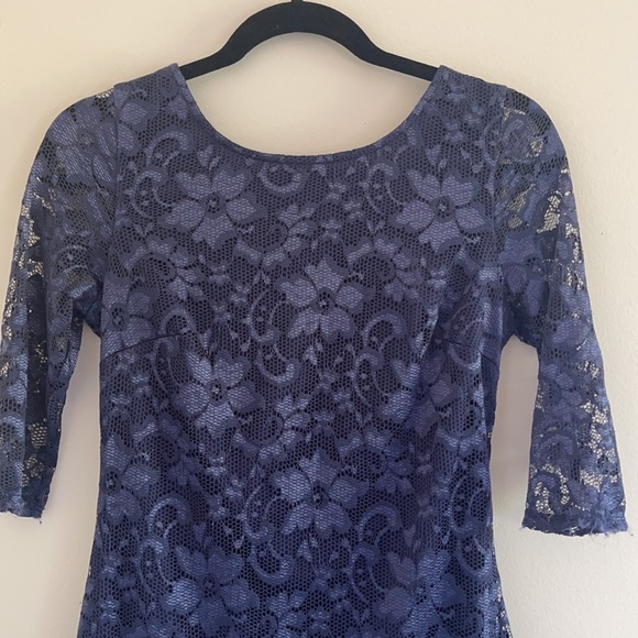 Beautiful Blue Lace Dress!! - Picture 4 of 5